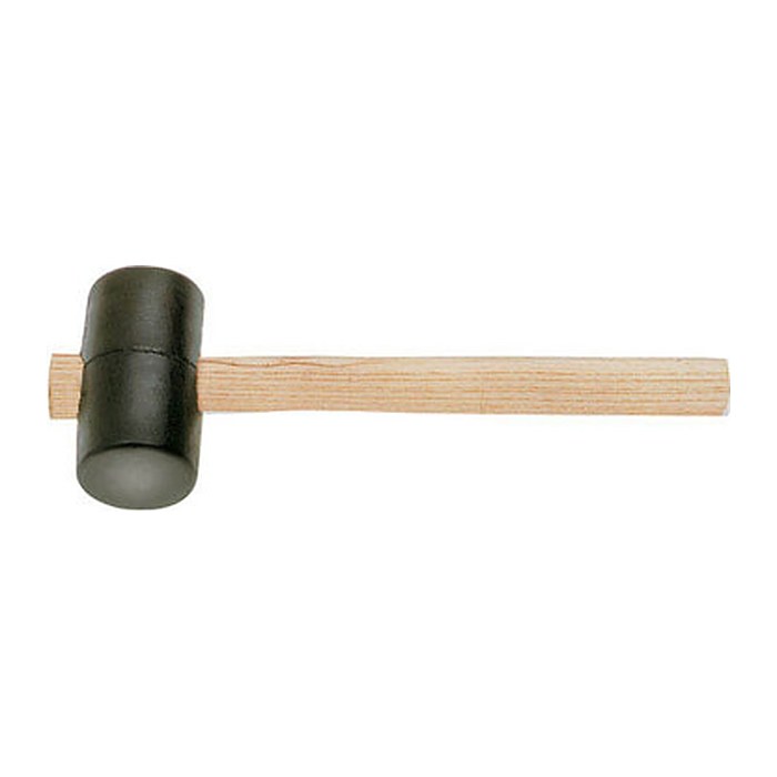 Hommel Hercules Gummihammer 350,0 g Gr. 1 Ø 50 mm Kopf: Gummi