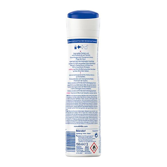 NIVEA Black & White Invisible Clear Deo-Spray 150,0 ml