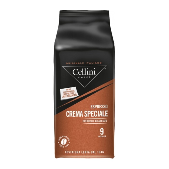 Cellini ESPRESSO CREMA SPECIALE Espressobohnen, Arabica- und Robustabohnen kräftig, 1 kg