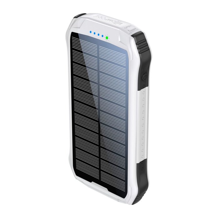 BOOMPODS Neutron Solar Solar-Powerbank 10.000 mAh weiß
