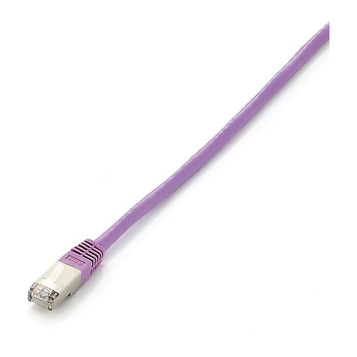 Equip Patchkabel Cat6 S/FTP 2xRJ45 7.50m lila LSZH Polybeutel