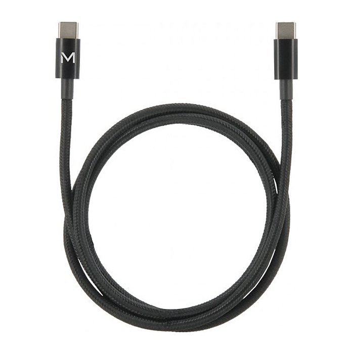 Mobilis Cable USB C / USB C - 2m - 100W - Black