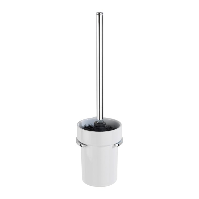 WENKO WC-Garnitur Isera weiß, silber Stein, 1 St.