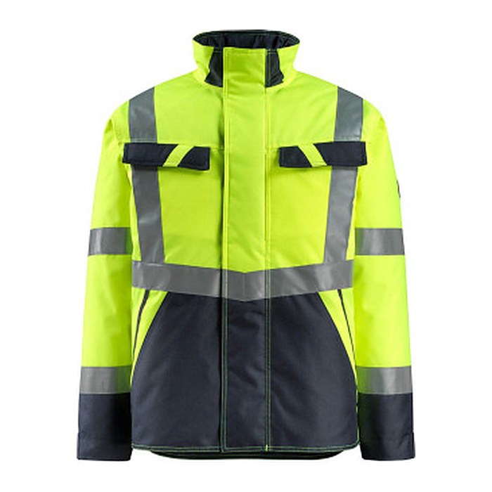 MASCOT® unisex Warnjacke Penrith gelb, schwarzblau Größe 2XL