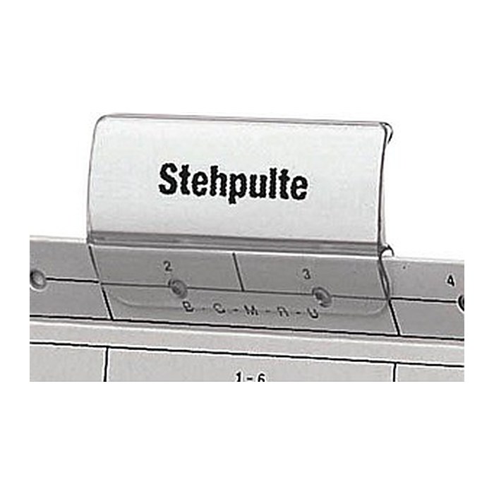 Vollsichtreiter transparent, 50 St.