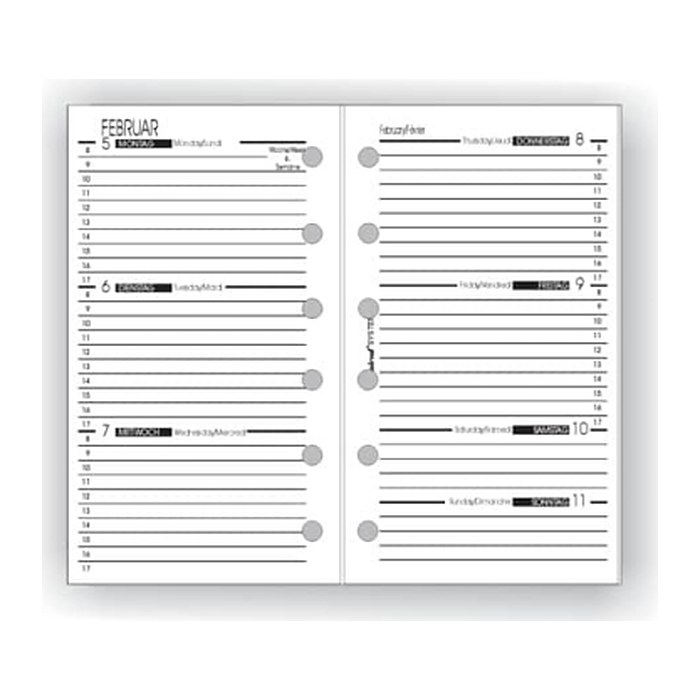 bind Kalendereinlage 2026 Mini (7,9 x 12,5 cm)