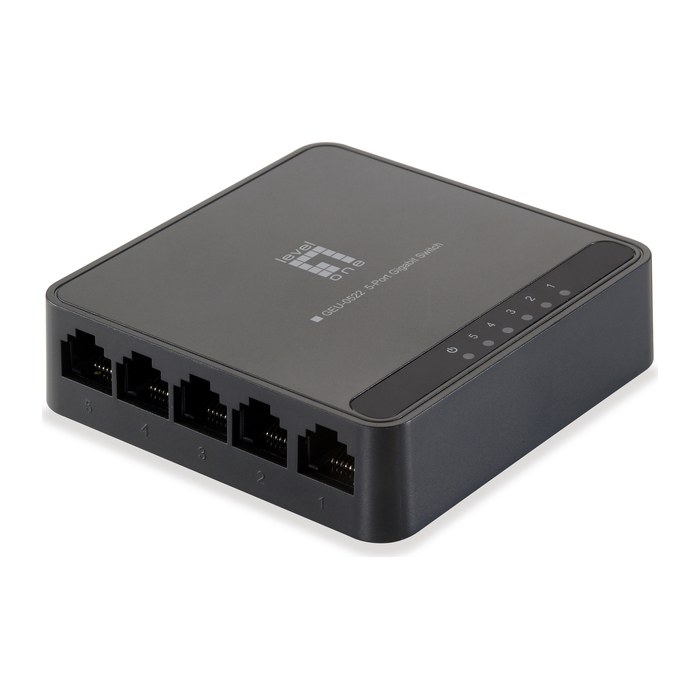 LevelOne Switch 5xGE unmanaged Plastik