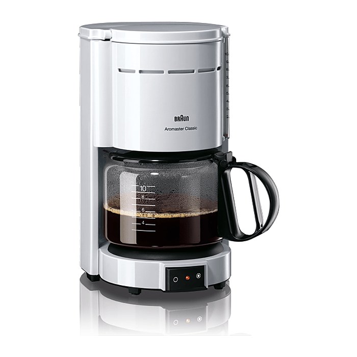 BRAUN KF 47/1 Classic Kaffeemaschine weiß, 10 Tassen