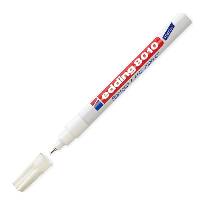 edding 8010 Labormarker weiß 0,75 mm, 1 St.