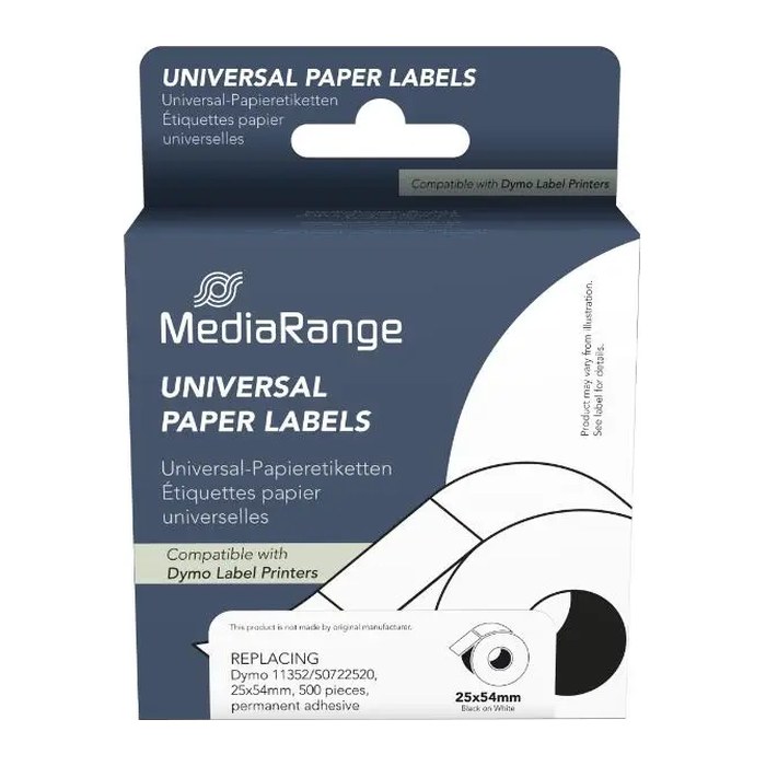 MediaRange Papieretiketten Dymo 11352/S0722520 25x54mm 500St