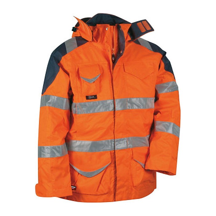 COFRA® Herren Warnjacke Winter PROTECTION orange Größe 60