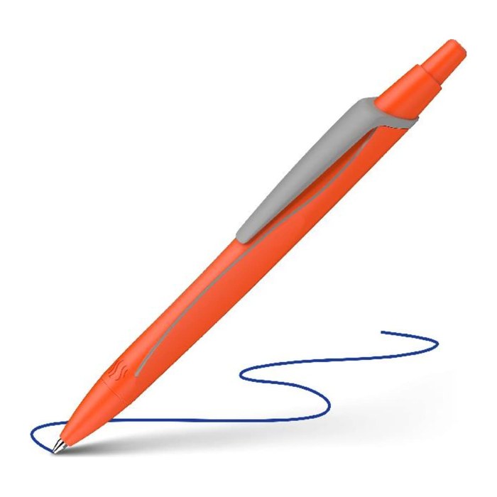 Schneider Kugelschreiber Reco neonorange, Schreibfarbe: blau, 1 St.