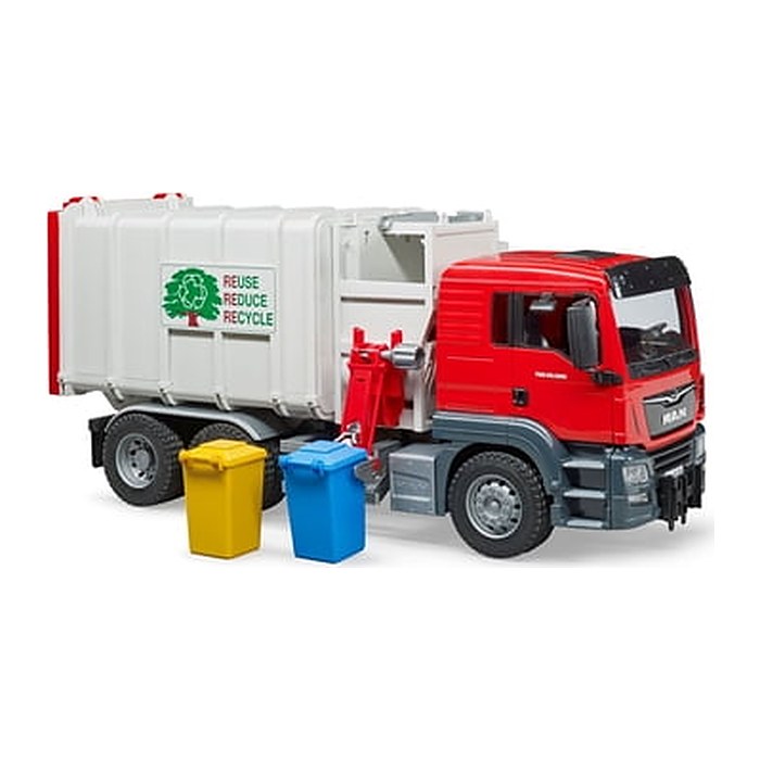 bruder MAN TGS Seitenlader Müll-LKW 3761 Spielzeugauto
