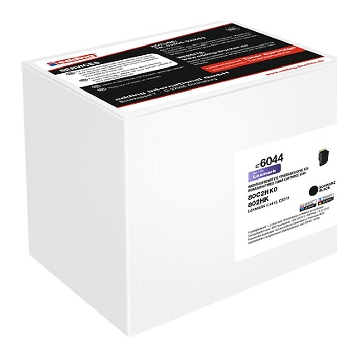 edding EDD-6044  schwarz Toner kompatibel zu LEXMARK 80C2HK0