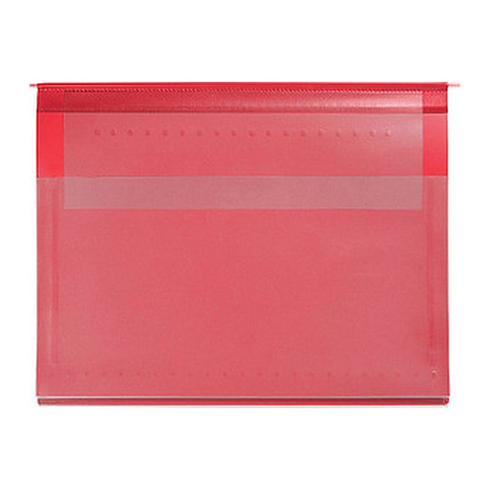 BOI Planettentasche Stan 1 Kunststoff rot DIN A4 1x Lang-Außenheftung (Sondermaß von 27,5 cm), 1 St.
