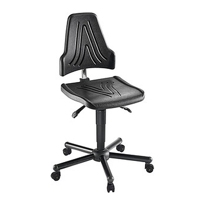 meychair XXL Arbeitsdrehstuhl W19-25-TR-PU ESD schwarz