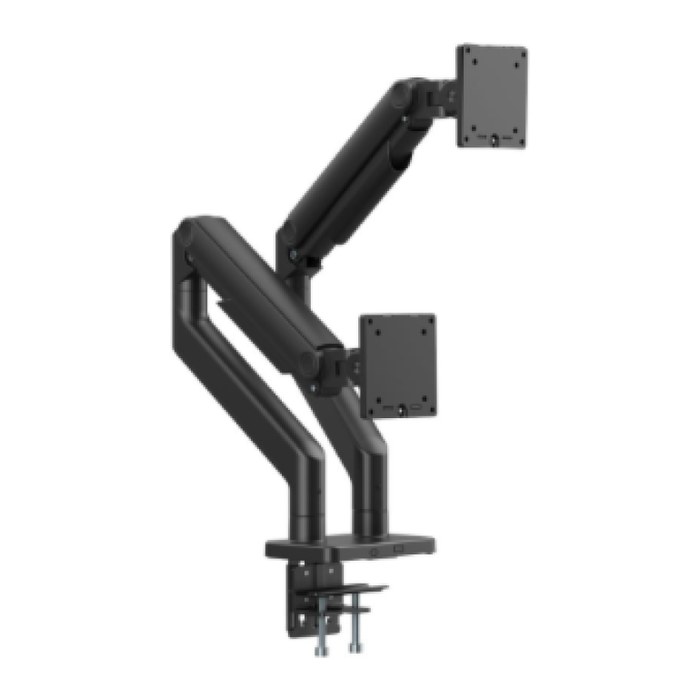 DIGITUS TIS 45" 2TFT 2Gelenke Feder schwarz Max.2x20KG