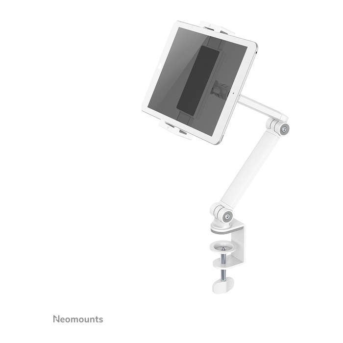 Neomounts Tablet-Halterung DS15-545WH1 weiß für 1 Tablet, Tischklemme