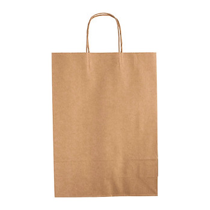 folia Papier-Tragetaschen XL braun 31,0 x 42,0 cm, 15 St.