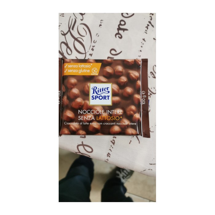 Ritter SPORT VOLL-NUSS LAKTOSEFREI Schokolade 100,0 g, 1 St.