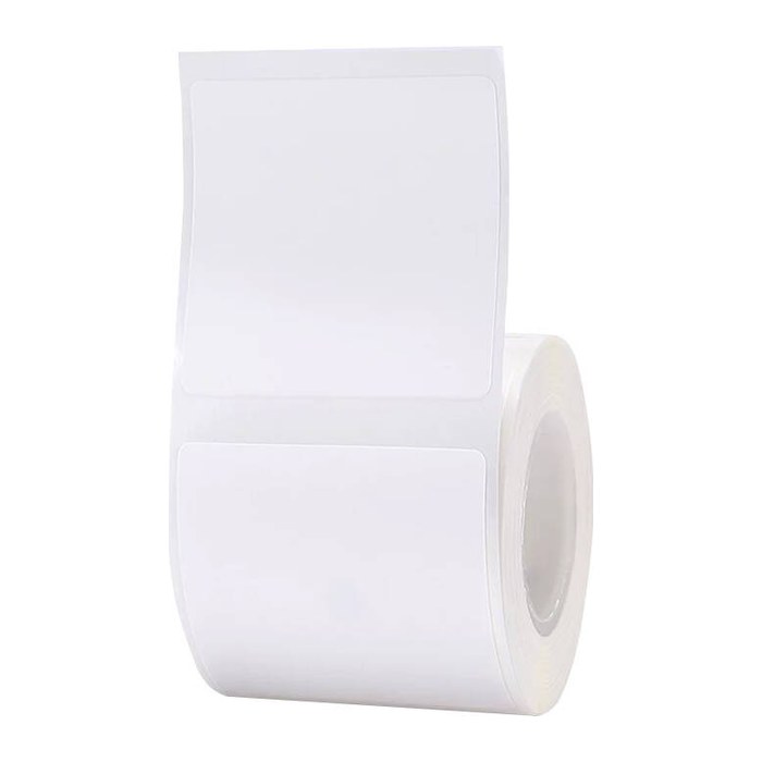 NIIMBOT Etikettenrolle für Etikettendrucker weiß, 40,0 x 40,0 mm, 1 x 180 Etiketten