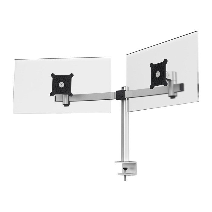 DURABLE Monitor-Halterung 508523 silber für 2 Monitore, Tischklemme