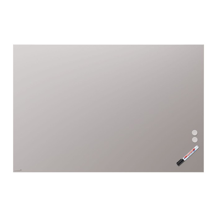 Legamaster Glas-Magnettafel matte 150,0 x 100,0 cm helles warmgrau