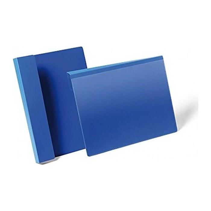DURABLE Kennzeichnungstaschen blau A4, 50 St.