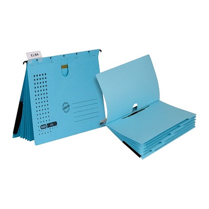 ELBA Personalhefter chic ULTIMATE Karton blau DIN A4 5x kaufmännische Heftung, 5 St.