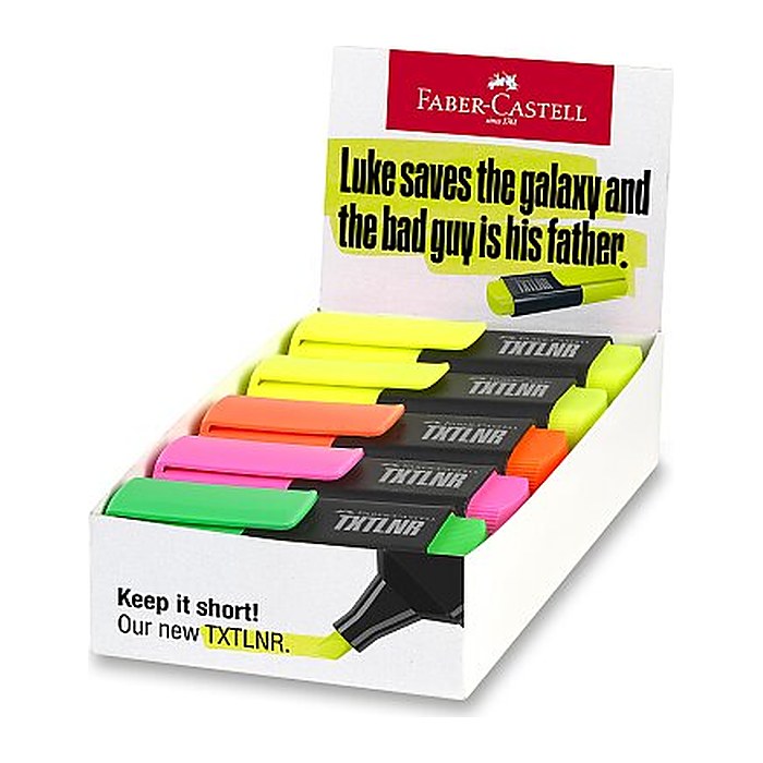 FABER-CASTELL TXTLNR Mini SF mixed Textmarker farbsortiert, 10 St.