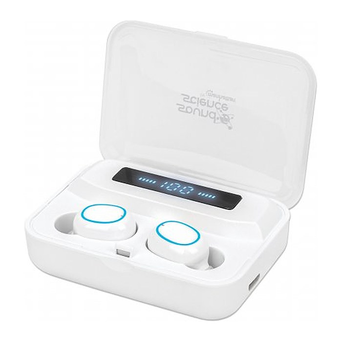 MANHATTAN Sound Science Bluetooth In-Ear-Headset weiß