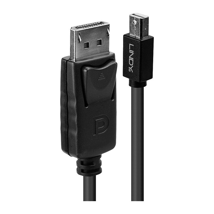 LINDY Mini-DisplayPort an Displayport Kabel schwarz 3m