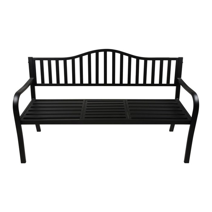 Garden Pleasure Gartenbank SEGULA 950505 schwarz Metall 150,0 cm