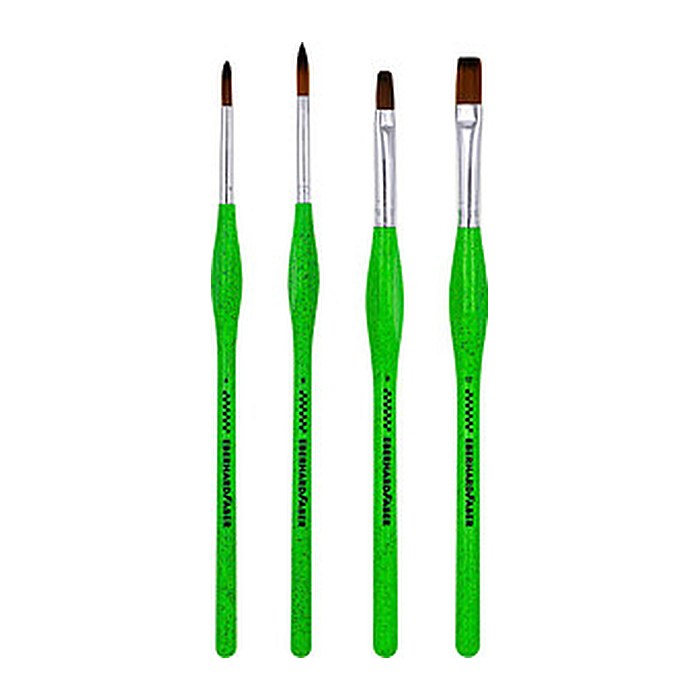 EBERHARD FABER Green Winner Pinsel-Set, 4-teilig