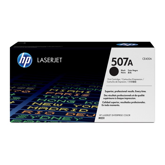HP 507A (CE400A) schwarz Tonerkartusche