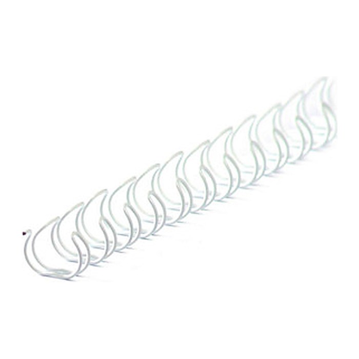 LMG Drahtbinderücken weiß für 30 Blatt, 100 St.