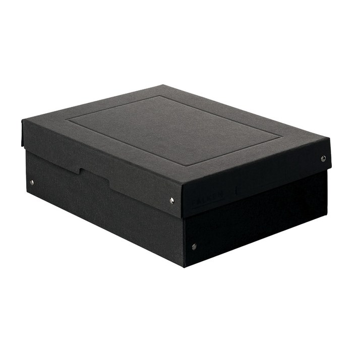FALKEN PURE Aufbewahrungsbox 7,0 l schwarz 24,0 x 32,0 x 10,0 cm, 1 St.