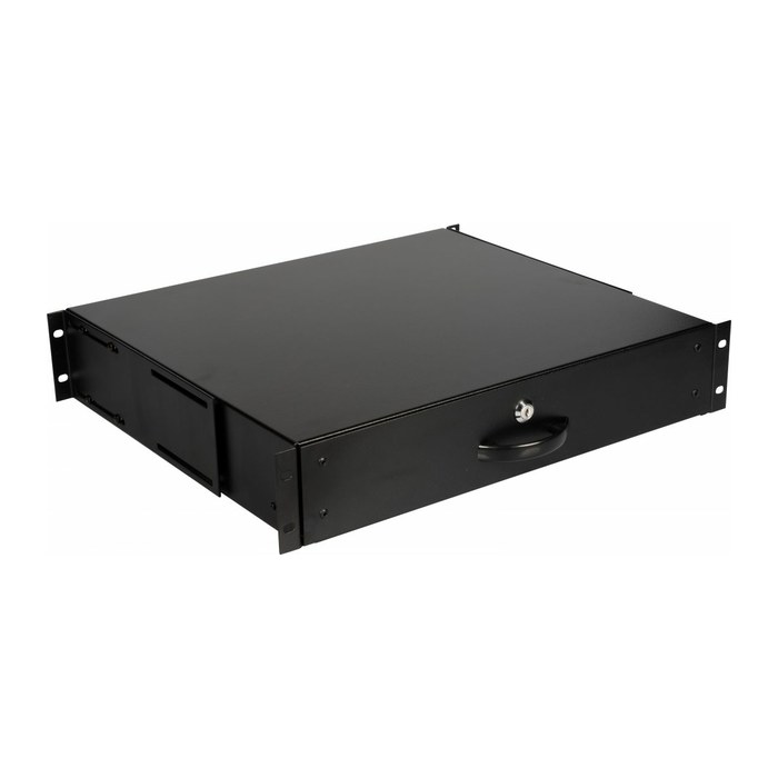 Equip 19" Schublade für Serverschränke abschl. 2U RAL9005