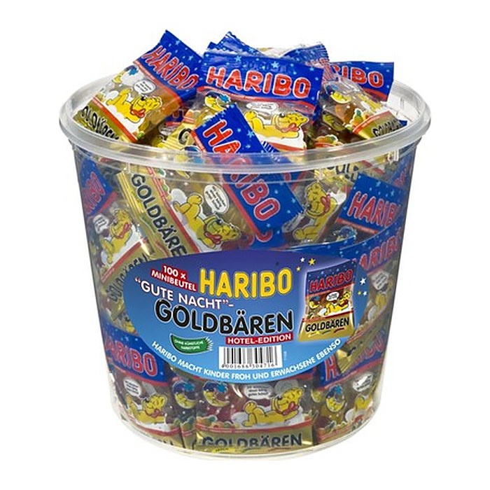 HARIBO Goldbären Gute Nacht Fruchtgummi 1 kg, 100 St.