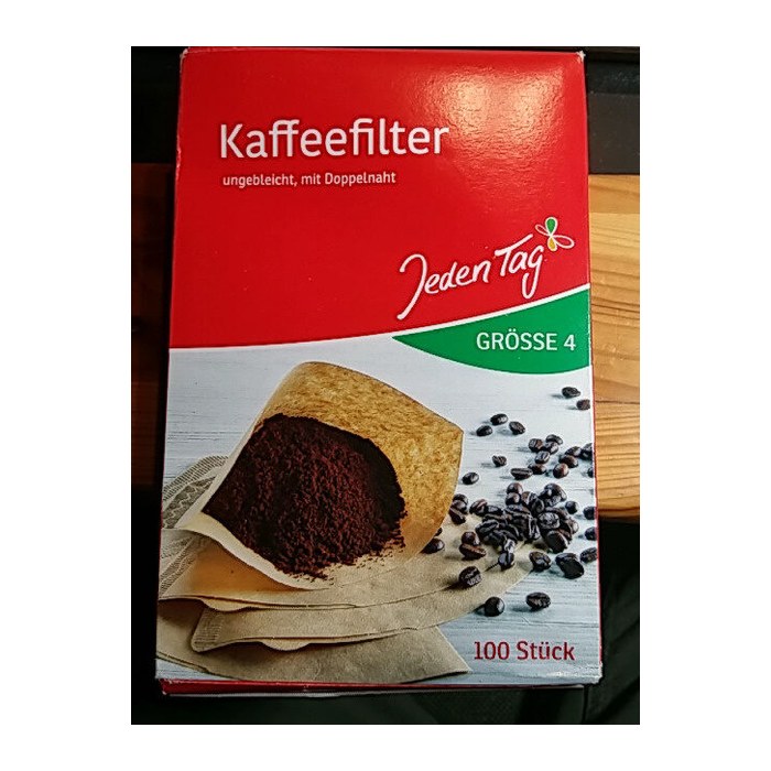 Jeden Tag Gr. 4 Kaffeefilter, 100 St.