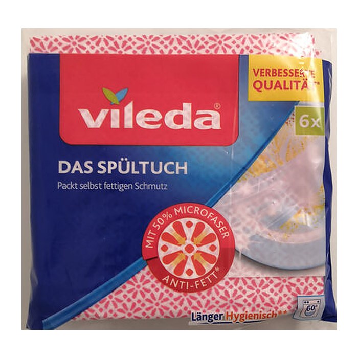 vileda Spültuch 60 °C waschbar, 6 St.