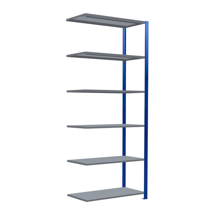 SCHULTE Anbauregal MULTIplus 150 12656-B enzianblau 100,0 x 50,0 x 250,0 cm