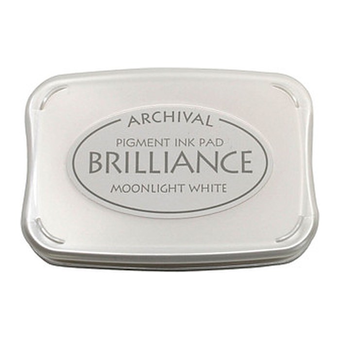 artoz Stempelkissen Brilliance weiß 9,0 x 6,0 cm, 1 St.