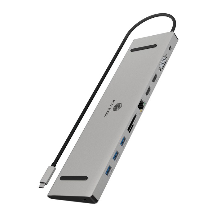 ICY BOX USB-C Dockingstation HDMI VGA USB-A IB-DK2106A-CPD