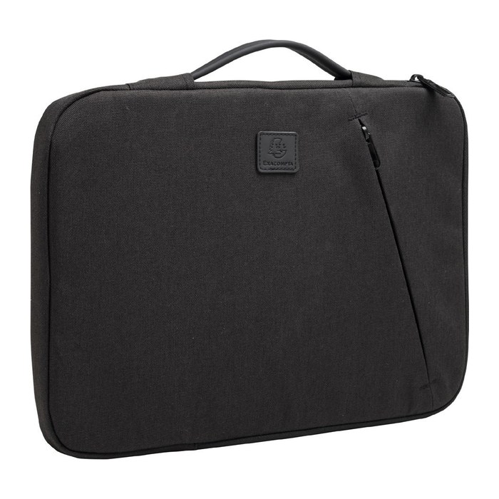 Exacompta Laptophülle Business Kunstfaser schwarz bis 40,6 cm (16 Zoll)
