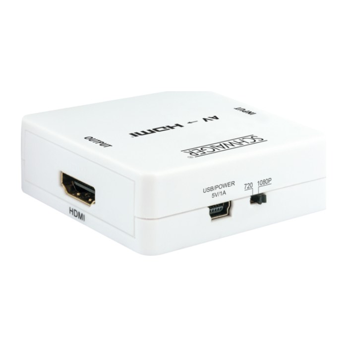 Schwaiger AV auf HDMI Konverter 1920 x 1080 Pixel Full HD