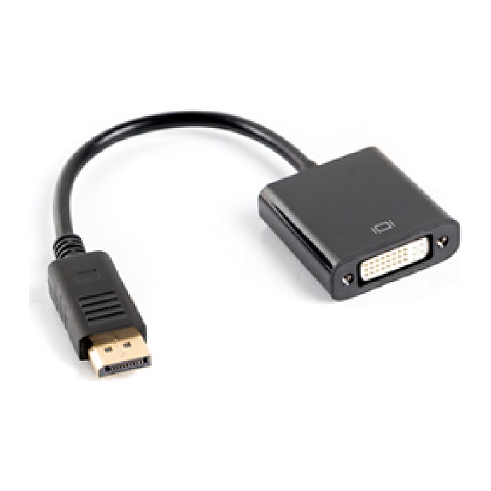 LANBERG Displayport (M)V1.2->DVI-I(F)(24+5)Dual-Link-Adapter