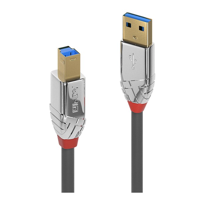 LINDY USB 3.0 Kabel Typ A/B Cromo Line M/M 0.5m