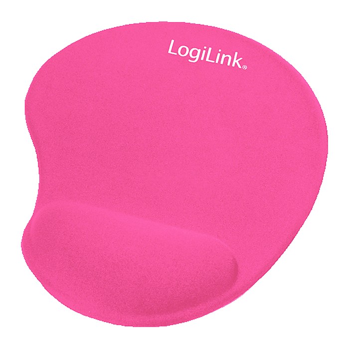 Logilink Mauspad Silcon Wrist pink