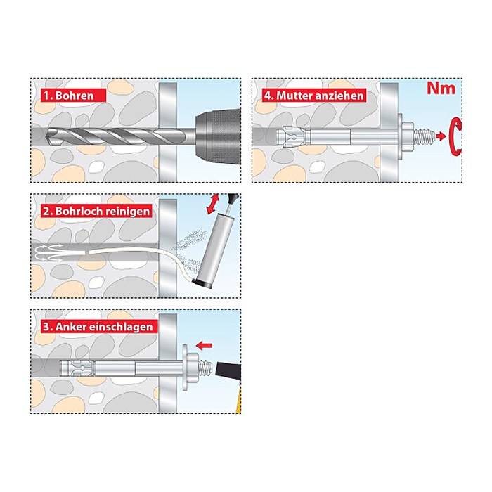 TOX Bolzenanker S-Fix Pro 04010223, 25 Stück